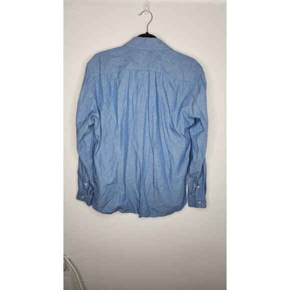 Ben Shermam Tailoring Long Sleeve Button Down Shirt Size 16.5 Tailored Slim Fit - Picture 4 of 7